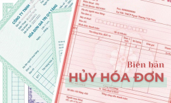Mẫu biên bản hủy hóa đơn mới nhất 2023