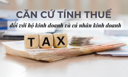 Căn cứ tính thuế đối với hộ kinh doanh, cá nhân kinh doanh