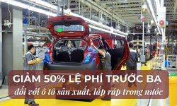 Đề xuất giảm 50% lệ phí trước bạ cho ô tô sản xuất, lắp ráp trong nước