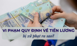 Vi phạm quy định về tiền lương bị xử phạt ra sao?