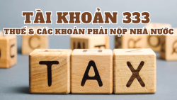 Tài khoản 333 - Thuế và các khoản phải nộp nhà nước