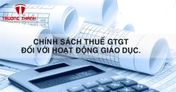 Thuế GTGT với ngành giáo dục