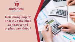 Nếu không nộp tờ khai thuế thu nhập cá nhân có thể bị phạt bao nhiêu?