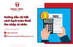 Hướng dẫn chi tiết cách hạch toán thuế thu nhập cá nhân