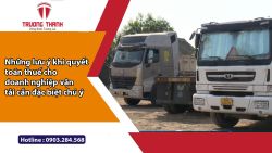 Những lưu ý khi quyết toán thuế cho doanh nghiệp vận tải cần đặc biệt chú ý