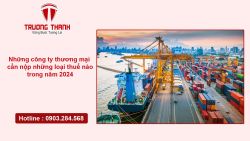 Những công ty thương mại cần nộp những loại thuế nào trong năm 2024
