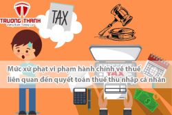 Mức xử phạt vi phạm hành chính về thuế liên quan đến quyết toán thuế thu nhập cá nhân