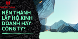 Nên Thành Lập Hộ Kinh Doanh Hay Công Ty?