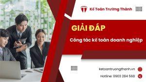 Công tác kế toán doanh nghiệp