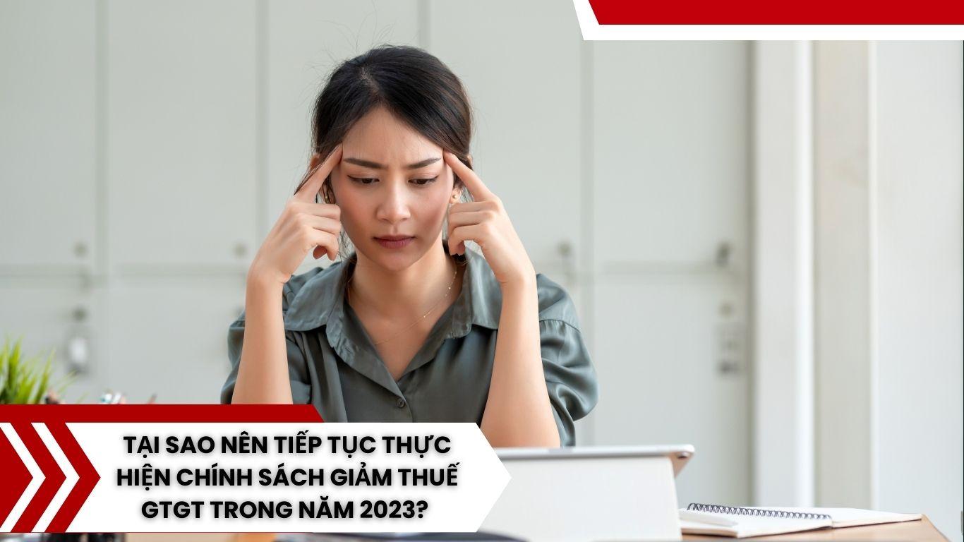 Chính Sách Giảm Thuế Gtgt Năm 2023