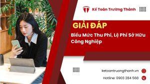 Biểu Mức Thu Phí, Lệ Phí Sở Hữu Công Nghiệp