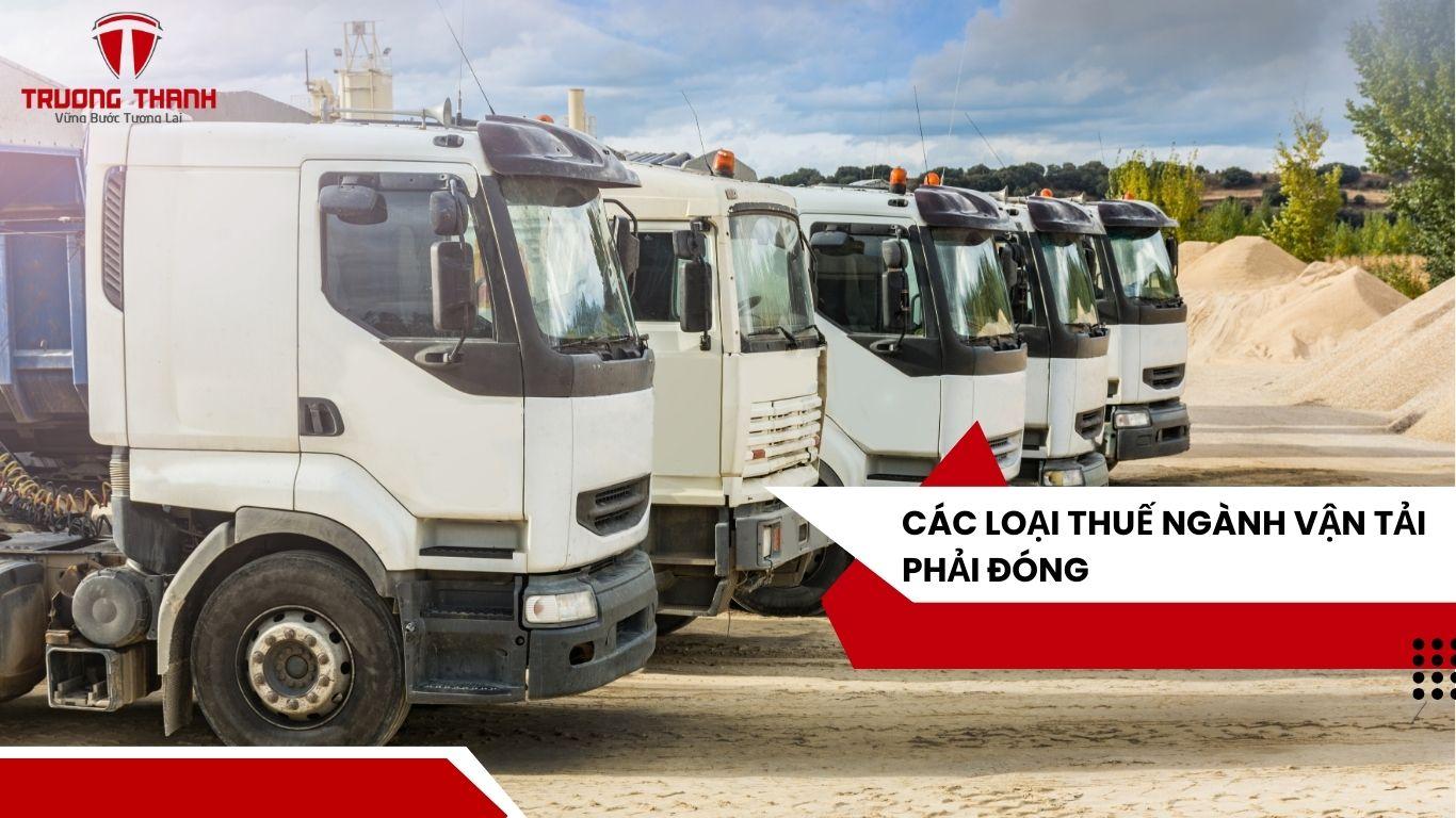 Thuế Với Ngành Vận Tải
