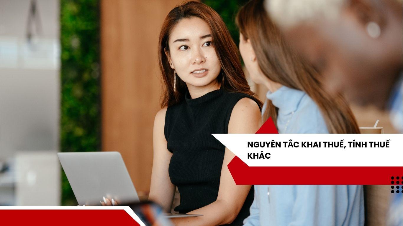 Nguyên tắc khai thuế và tính thuế đối với hộ kinh doanh, cá nhân kinh doanh