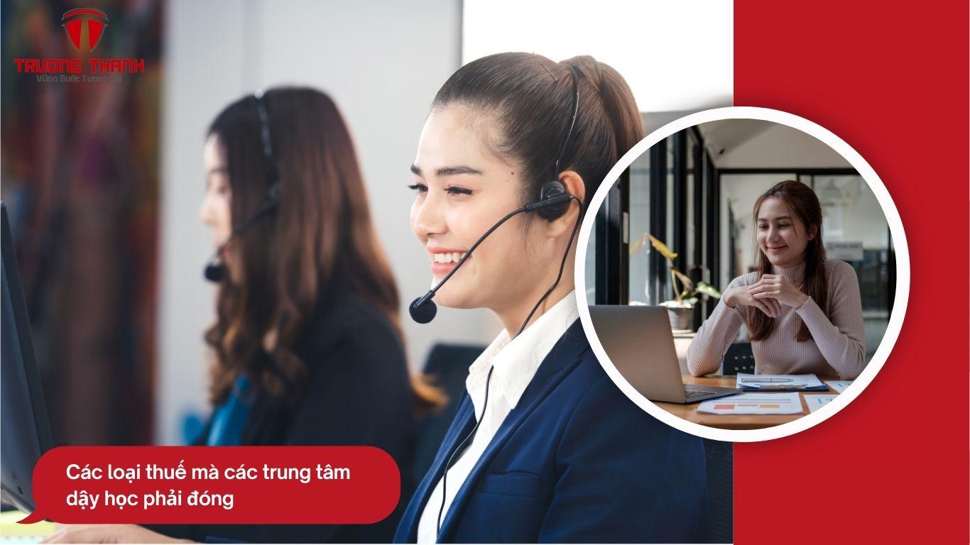 Trung Tâm Dậy Học, Dậy Nghề Có Phải Đóng Thuế Hay Không ?