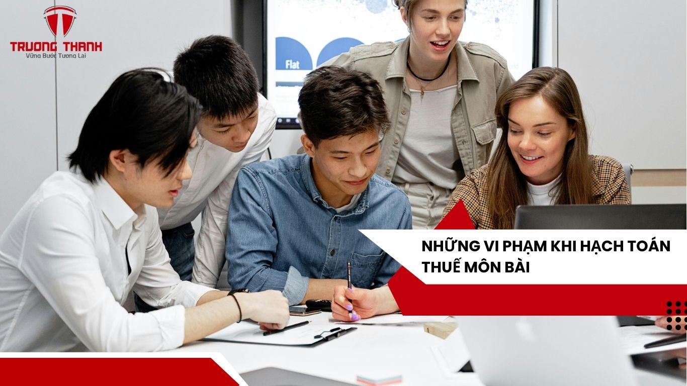 Những Điều Cần Biết Khi Hạch Toán Thuế Môn Bài
